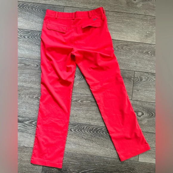 Nike Golf Tour Performance Dri Fit red pants NWOT SZ M 32x32 - Picture 3 of 5